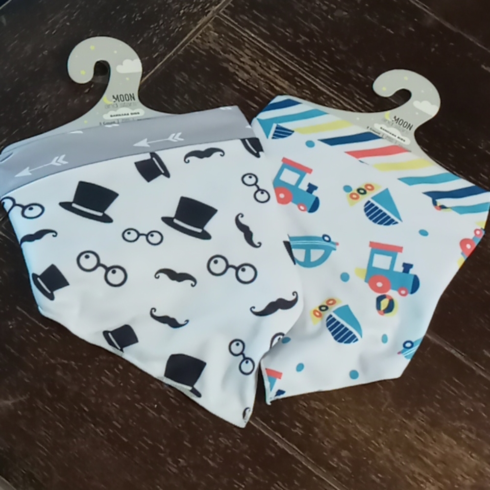 MOON & STARS BANDANA BIBS